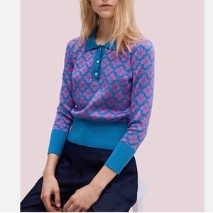 Kate Spade Floral Polo